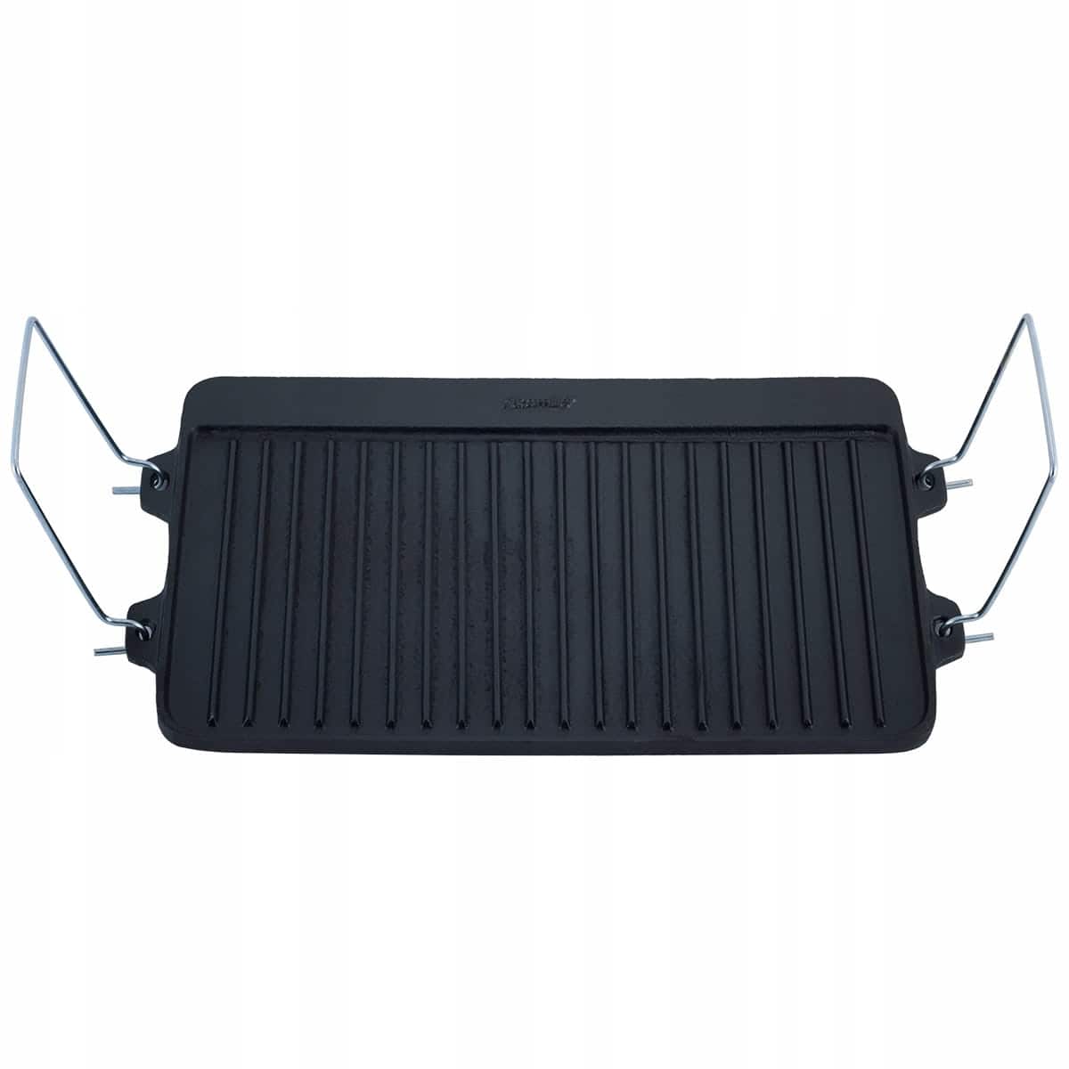Placa grill din fonta reversibila, tava gratar 40x25 cm - imagine 2
