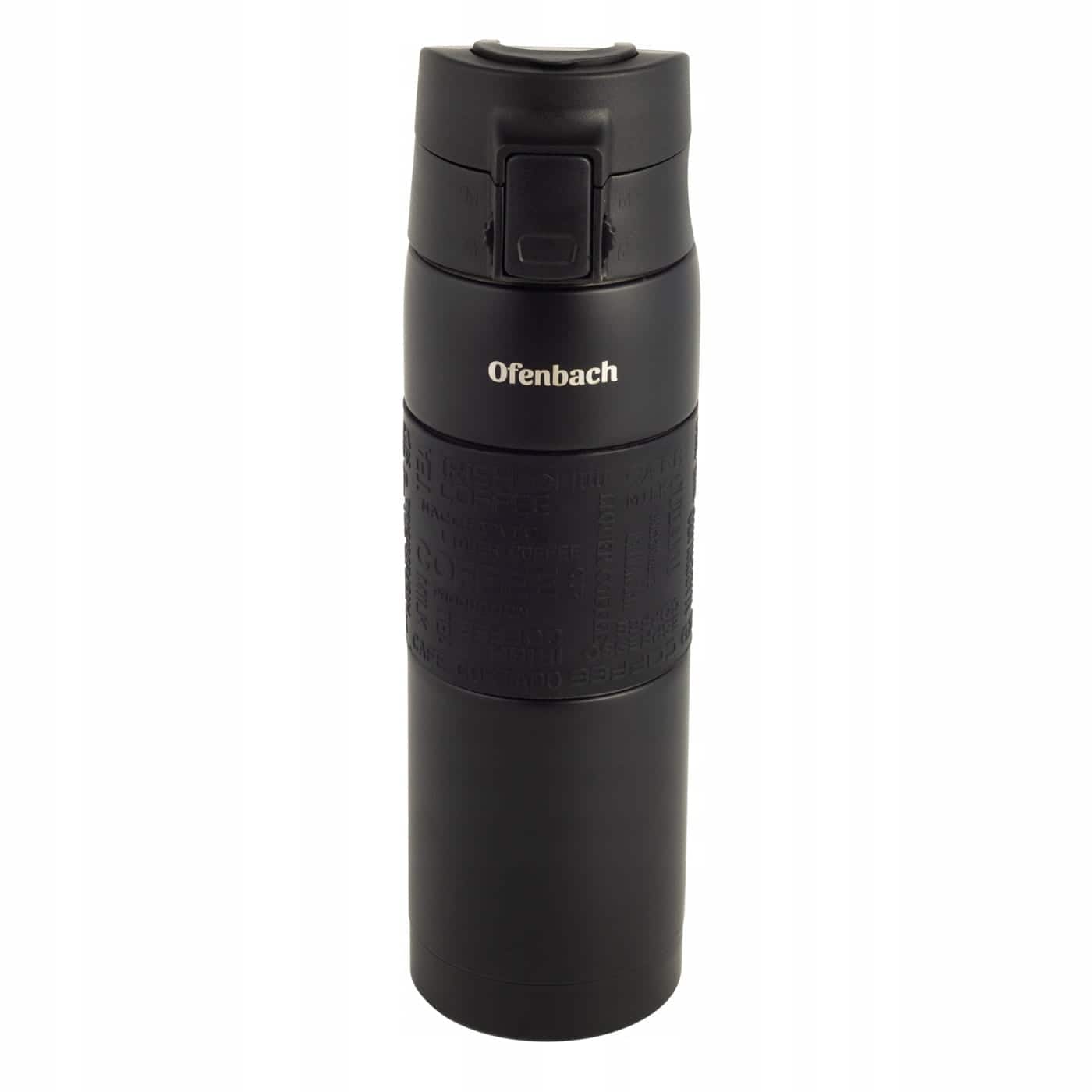 Cană termică Kamille 480 ml cu înveliș antiderapant „Coffe” – izolație termică, design modern - imagine 2