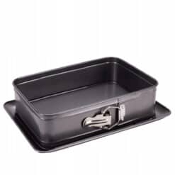 Forma de coptdreptunghiulara, fund detasabil, otel carbon anti-aderent, 31.5x22.5x8 cm