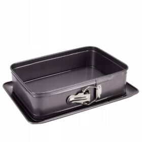 Forma de coptdreptunghiulara, fund detasabil, otel carbon anti-aderent, 31.5x22.5x8 cm