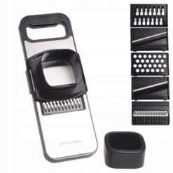 Feliator manual, razatoare multifunctionala, 6 lame interschimbabile