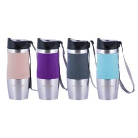 Cana termos cu izolatie termica, antiderapanta, 380ml, diverse culori