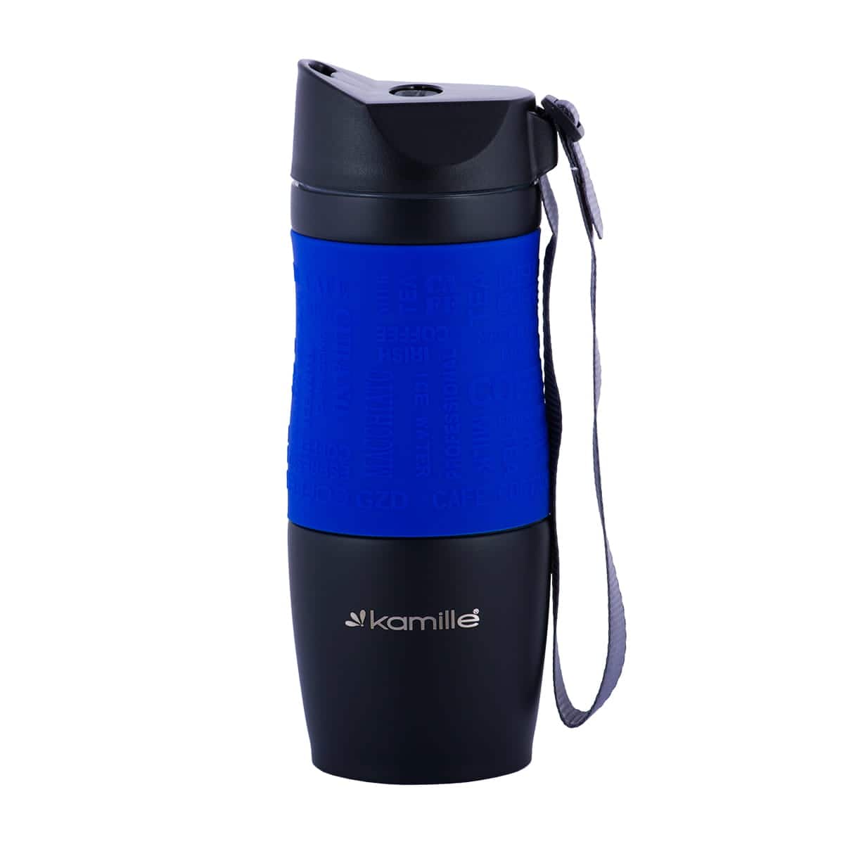 Cana termos, otel inoxidabil, antiderapant, 380ml, multicolor - imagine 7