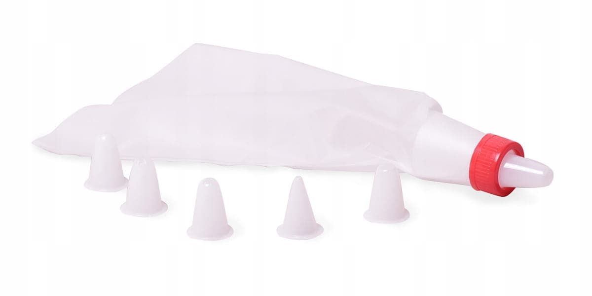 Punga pos decorare tort si prajituri, cu 6 capete din plastic - imagine 5