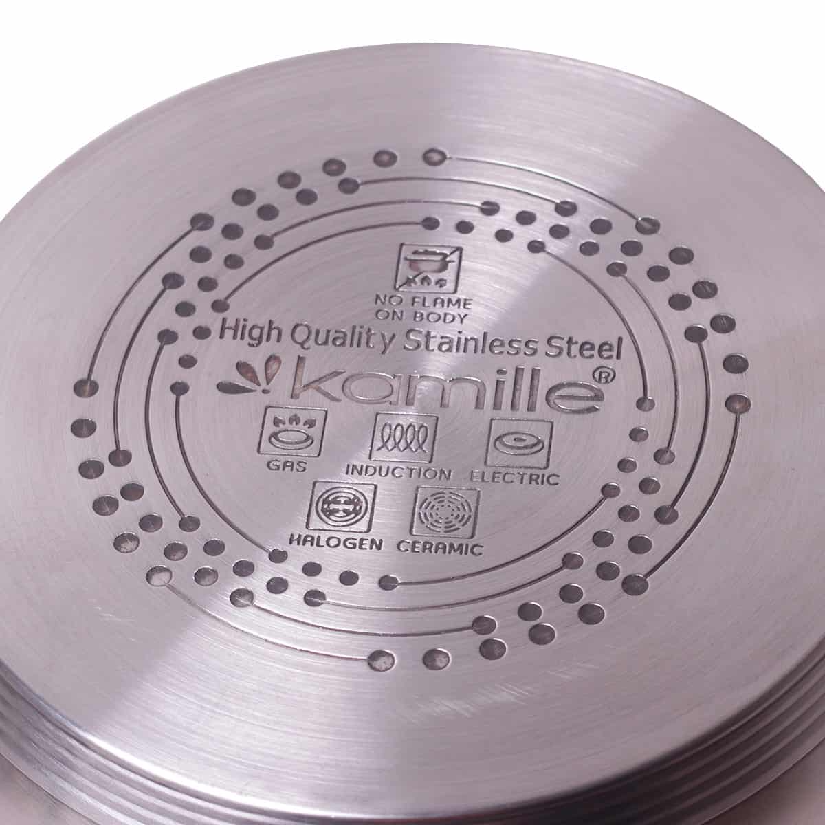 Set 8 piese oale bucatarie, inox 16-24cm - imagine 3