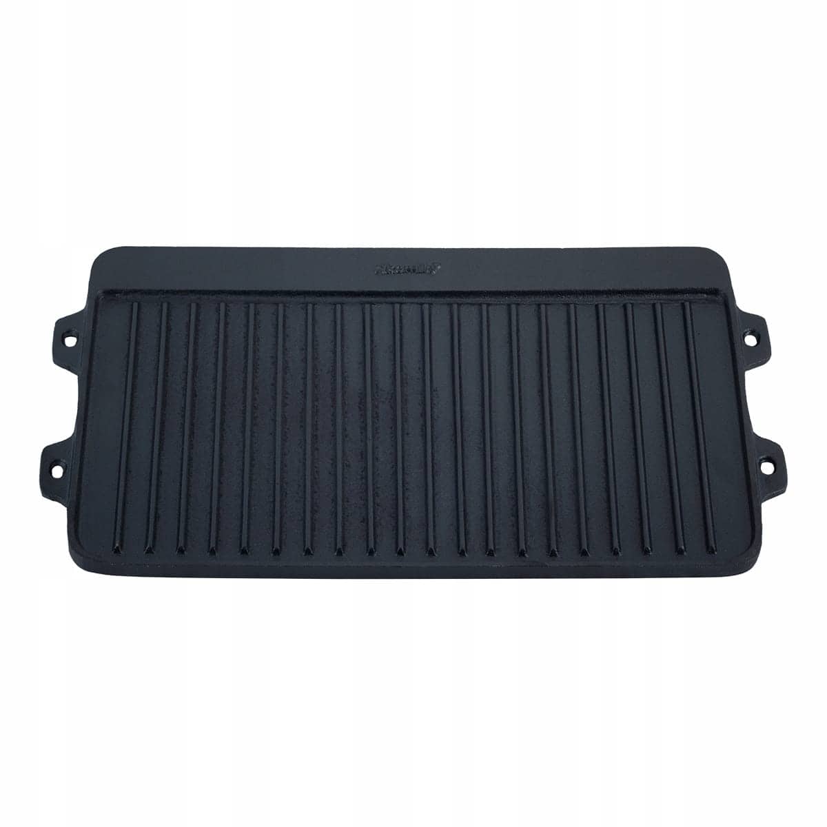 Placa grill din fonta reversibila, tava gratar 40x25 cm - imagine 3