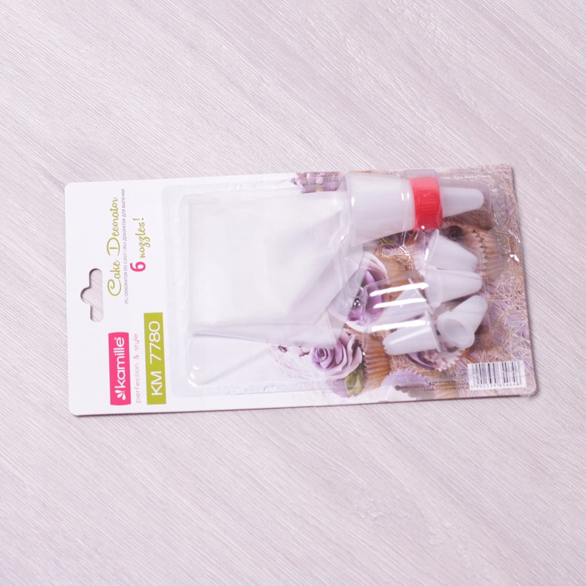 Punga pos decorare tort si prajituri, cu 6 capete din plastic - imagine 2