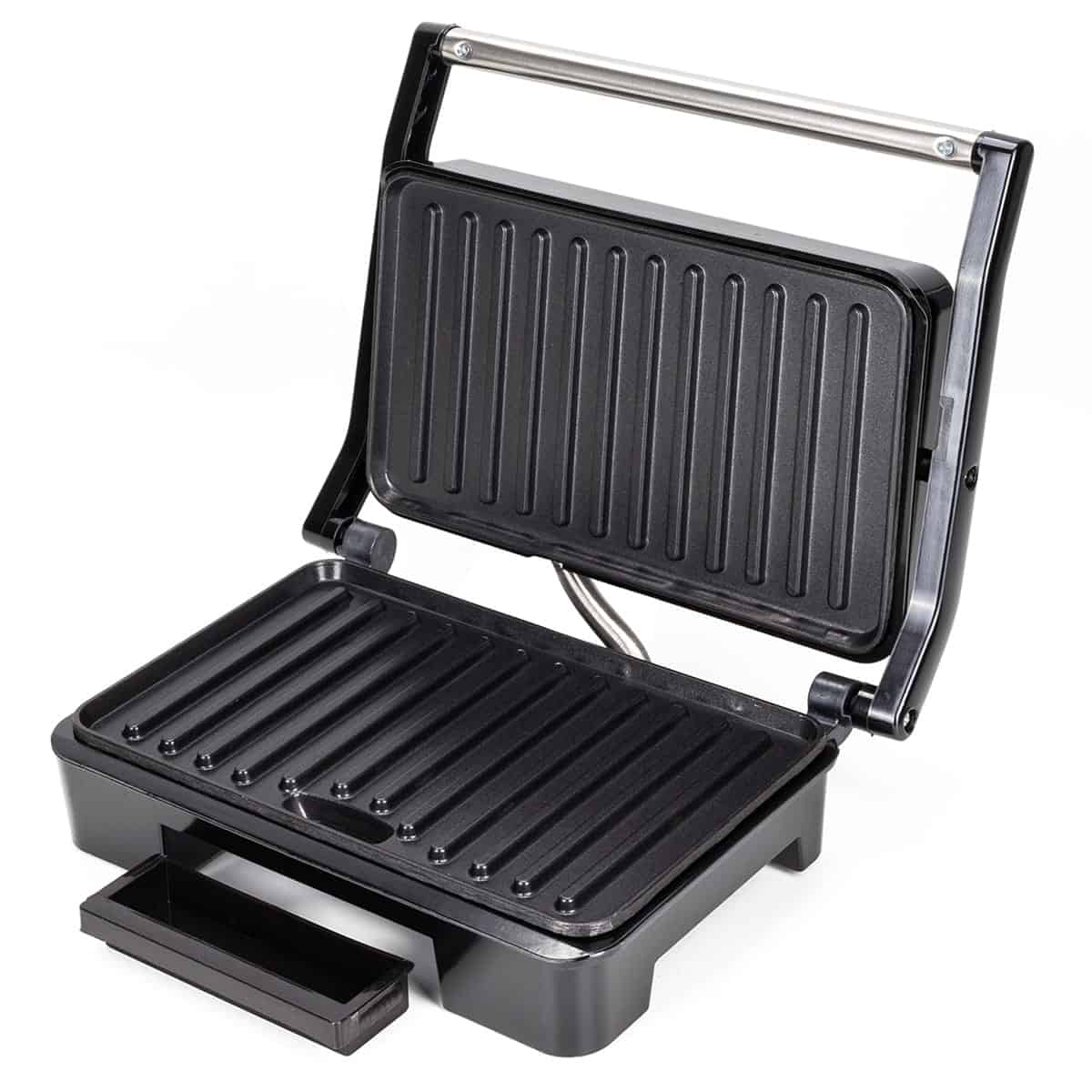 Sandwich-maker, 900W, placi antiaderente, otel inoxidabil - imagine 7