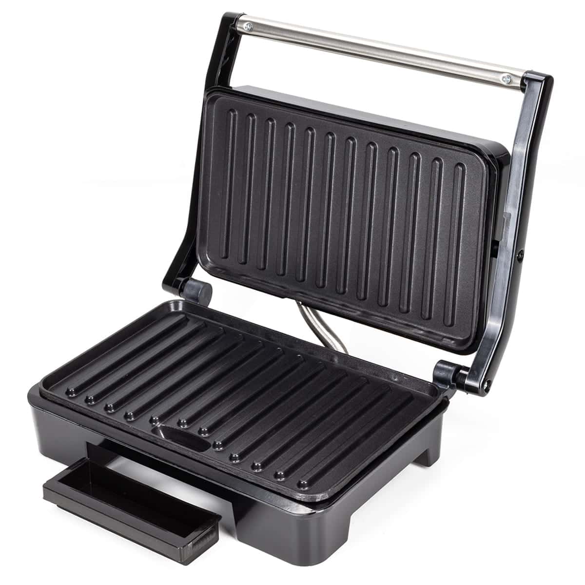 Sandwich-maker, 900W, placi antiaderente, otel inoxidabil