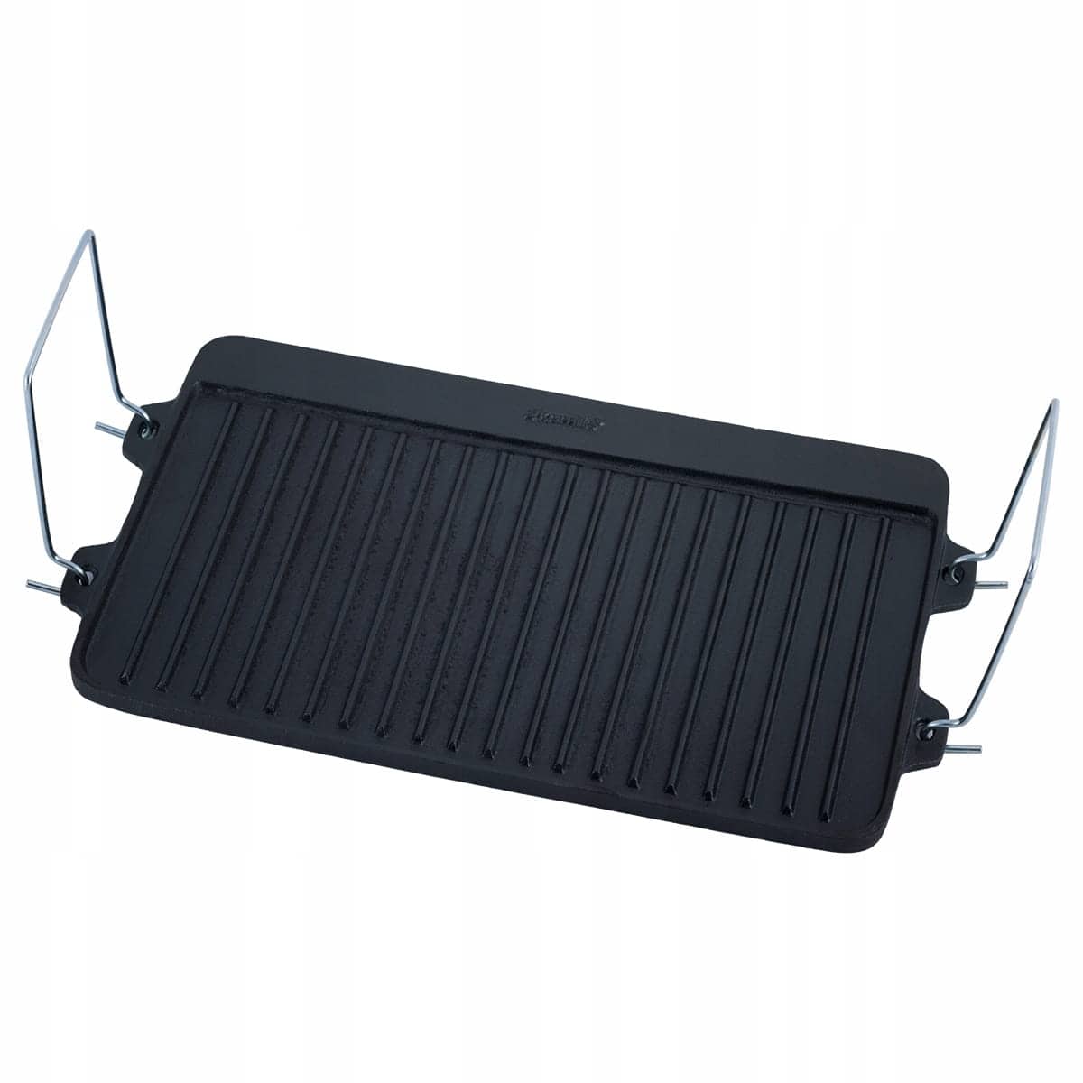 Placa grill din fonta reversibila, tava gratar 40x25 cm