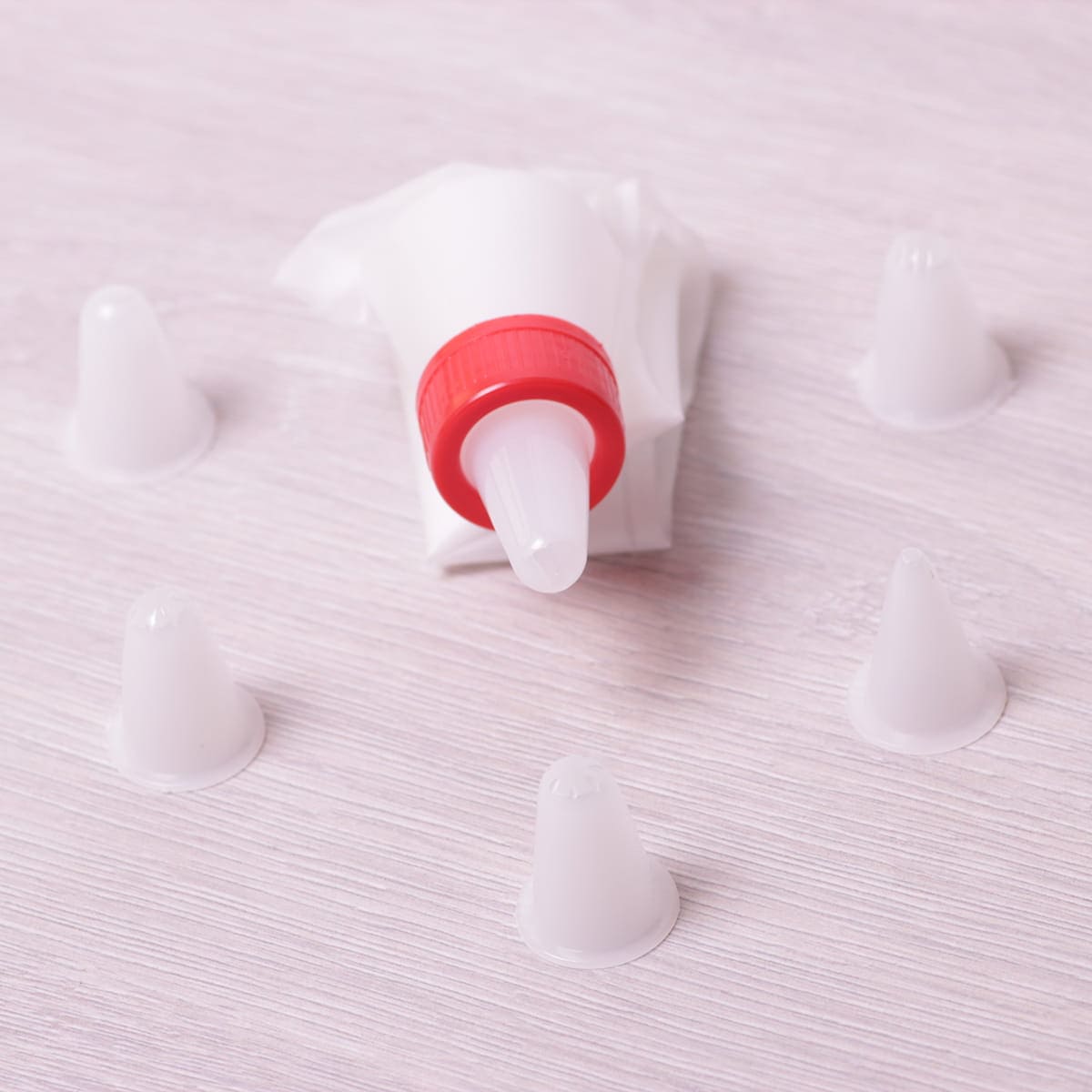 Punga pos decorare tort si prajituri, cu 6 capete din plastic - imagine 4