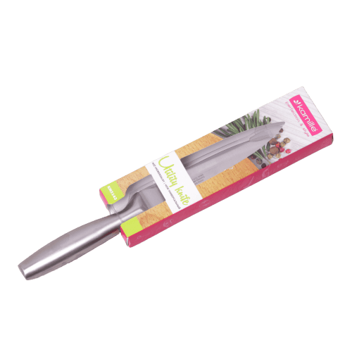 Cutit de bucatarie universal, 12.5 cm, otel inoxidabil, maner ergonomic antialunecare, universal - imagine 2