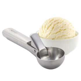 Lingura portionare, pentru inghetata, cupa din otel inoxidabil  18x4,5cm