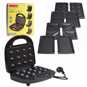 Sandwich-maker 5 in 1, electric, cu placi antiaderente, 800 W