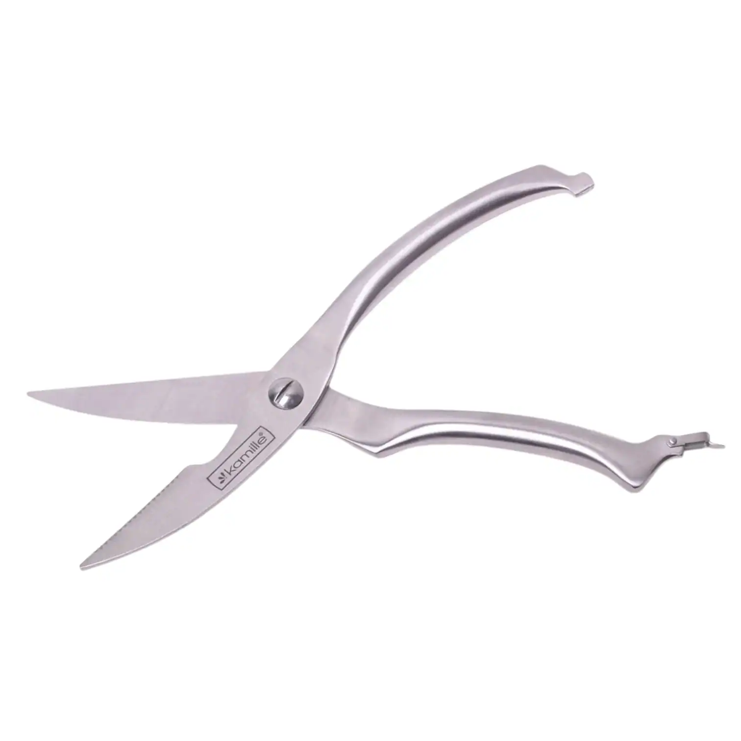 Foarfeca pentru carne si pasari, inox, maner siliconat, 10x25cm