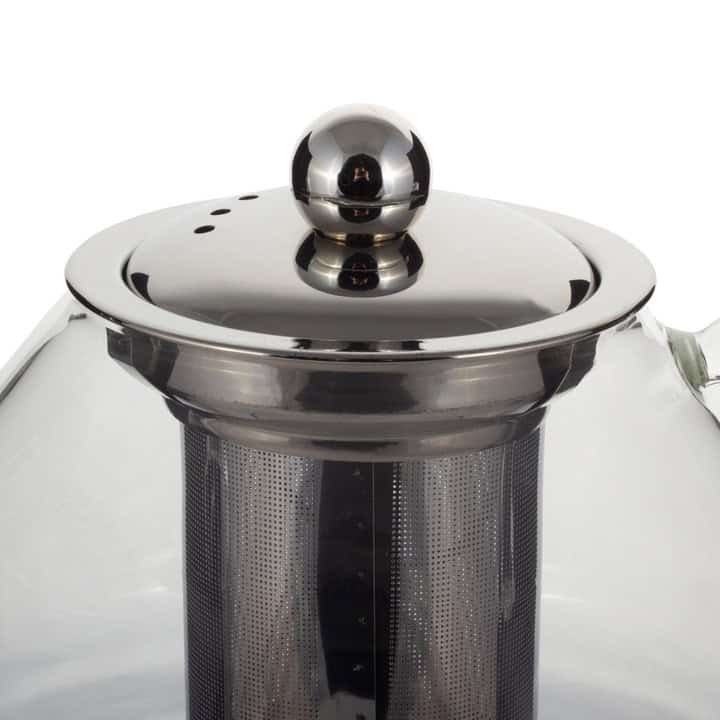 Ceainic Infuzor Kamille 1 L inox + sticlă - imagine 4
