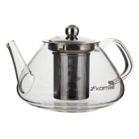 Ceainic Infuzor Kamille 1 L inox + sticlă