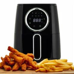 Friteuza Air Fryer, 3.5 L, 1400 W, panou LED, negru