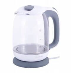 Fierbător Kamille 1,7 L sticlă‑inox 2000 W
