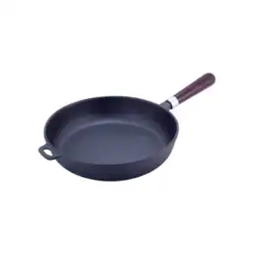 Tigaie din fonta, 28 cm, compatibila inductie, negru