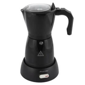 Cafetiera electrica (Moka), 300 ml, 480 W, aluminiu/negru