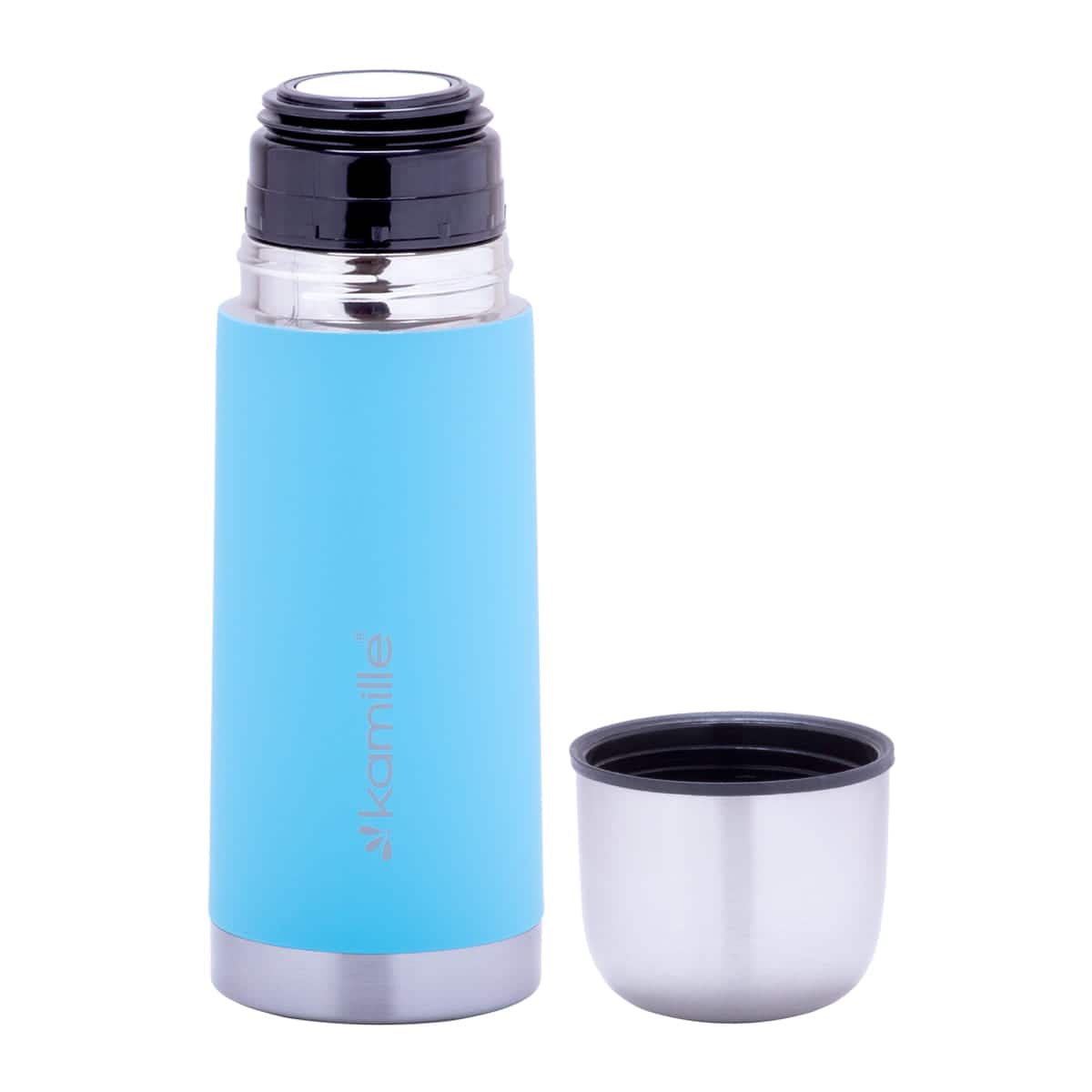 Cana termos de calatorie, 350 ml, albastra - imagine 2