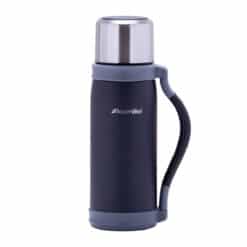 Termos clasic, otel inoxidabil, 1200 ml, capac pahar, maner, Bleumarin