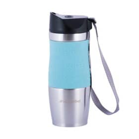 Cana termos, otel inoxidabill, 380 ml, capac antiaderent, cu snur