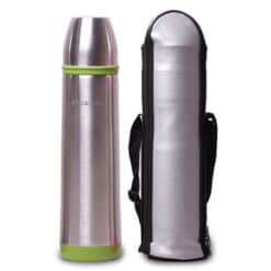 Termos  din otel inoxidabil, izolatie vid, cu capac-cana, 1L, 32.5x8.5cm