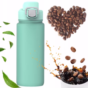 Cană termică Kamille 600 ml turcoaz