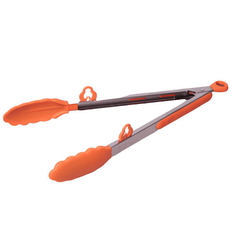 Cleste de bucatarie din silicon, 30.5 cm, maner din otel inoxidabil - imagine 4