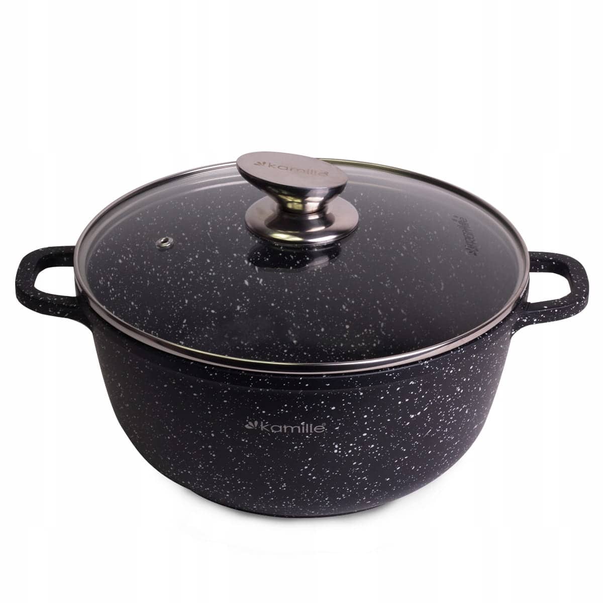 Oala cu capac, din aluminiu, invelis antiaderent, 6.5 L, 28x12.5 cm - imagine 7