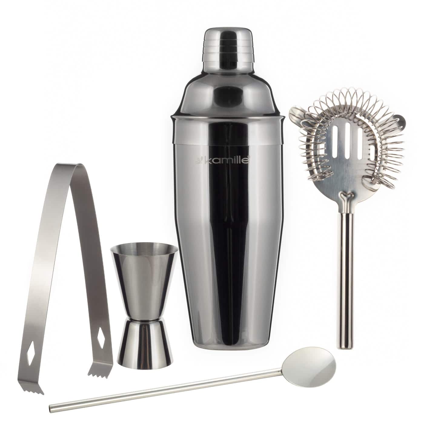Set barman din inox, 5 piese, 550 ml - imagine 2