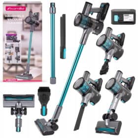 Aspirator Vertical 3 in 1, fara fir, 135 W, filtru HEPA, acumulator 22.2V