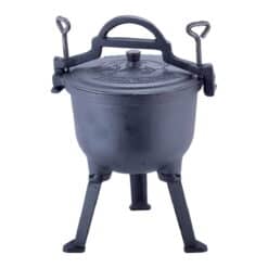 Cazan din fonta, 4 L, gatit foc deschis si camping
