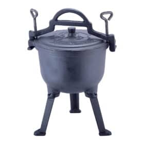 Cazan din fonta, 4 L, gatit foc deschis si camping
