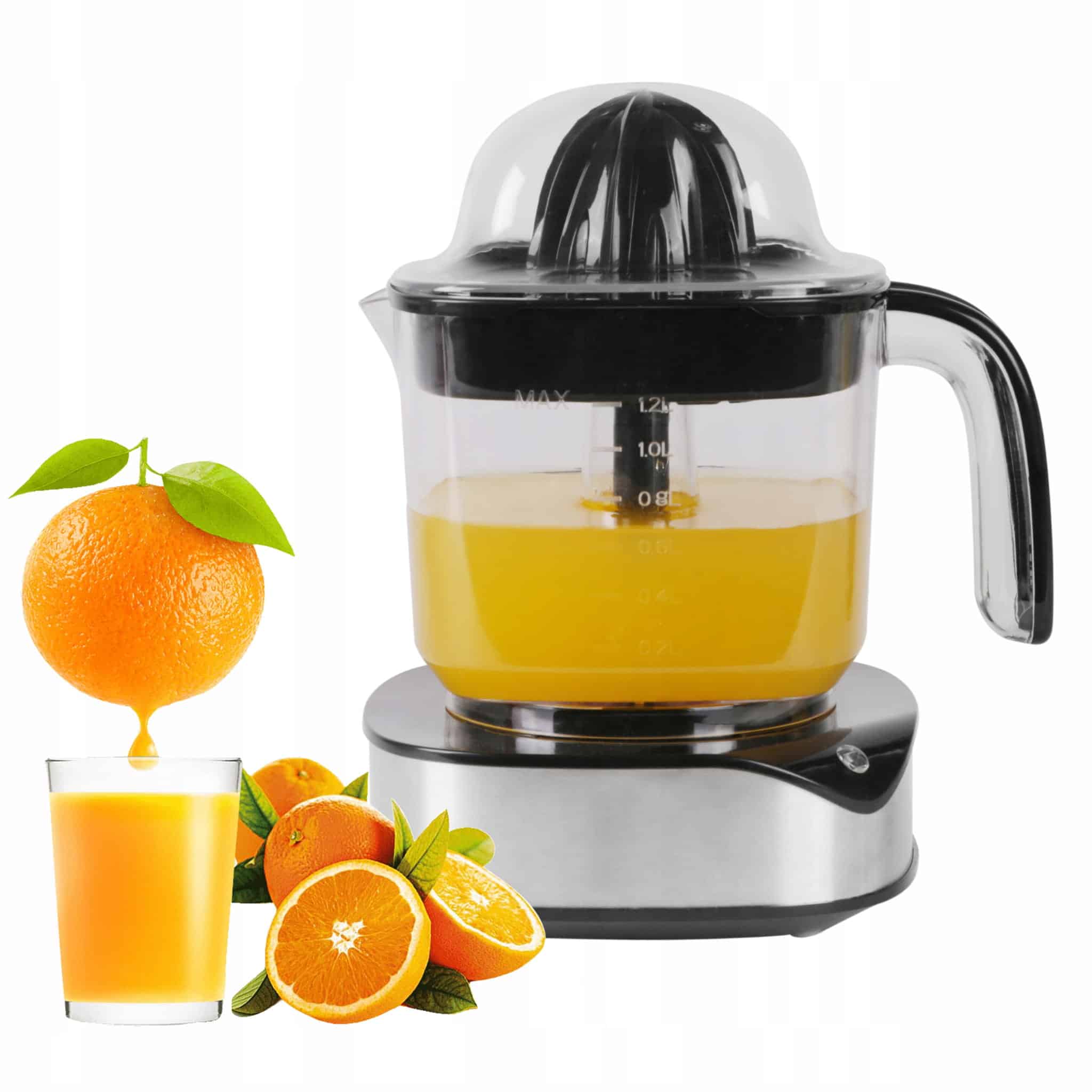 Storcator electric de citrice, 40W, 1.2 L, transparent - imagine 3