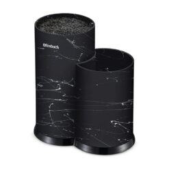 Suport dublu cutite si ustensile, soft-touch, 22 cm