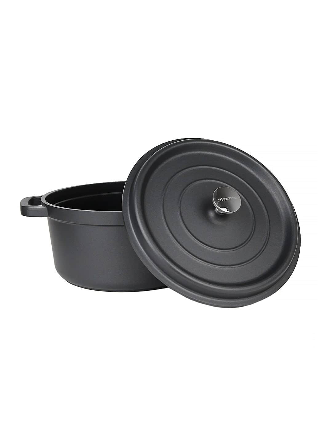 Oala traditionala, aluminiu, antiaderenta, 2.5 L, 20 cm, inductie - imagine 7