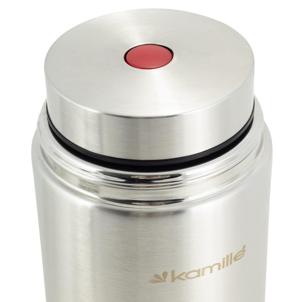 Termos pentru supa, inox, 1 L 10.5 x 22 cm, argintiu - imagine 3