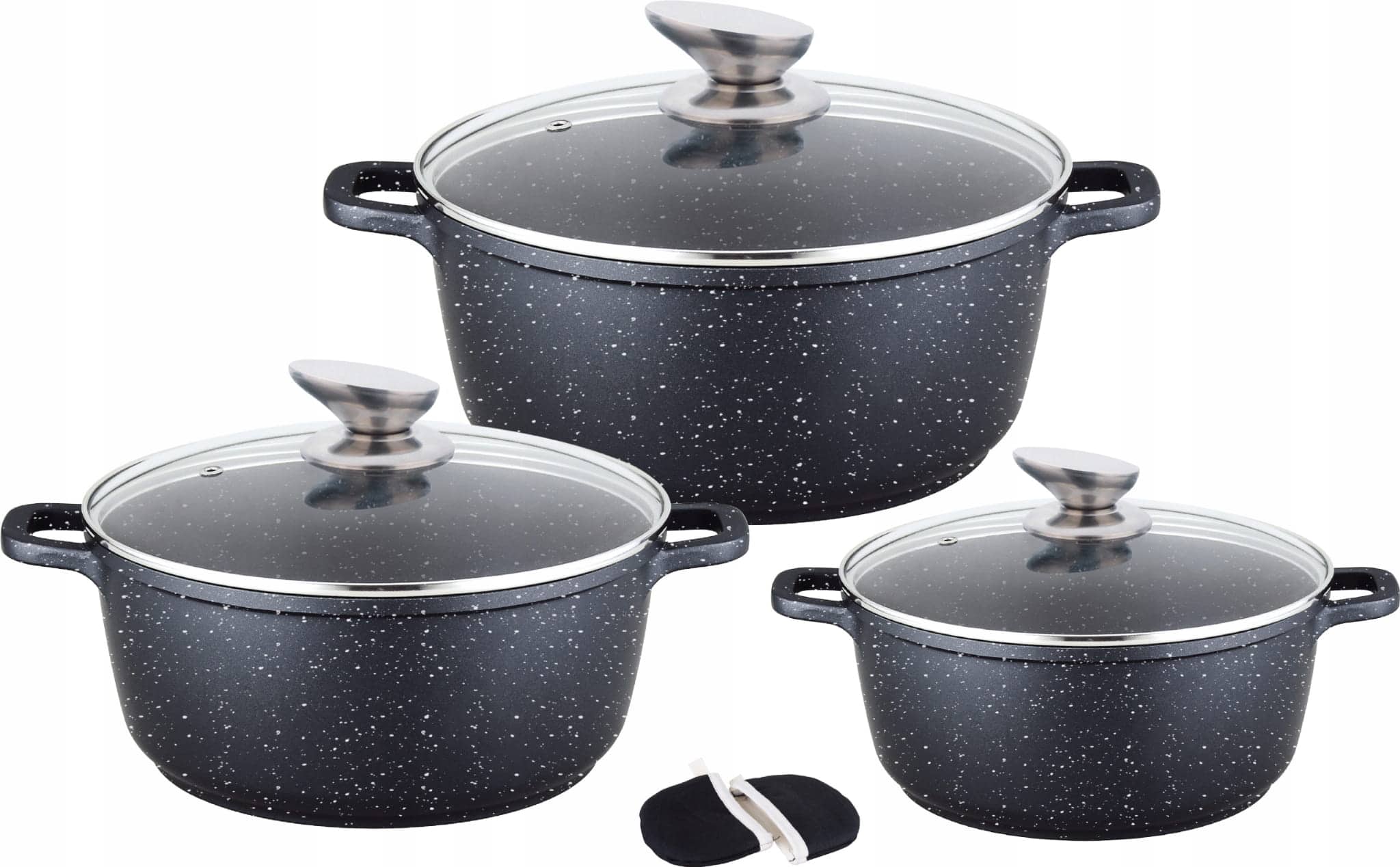 Set 3 oale, 2.3L/5.5L/6.5L, cu capace - imagine 2