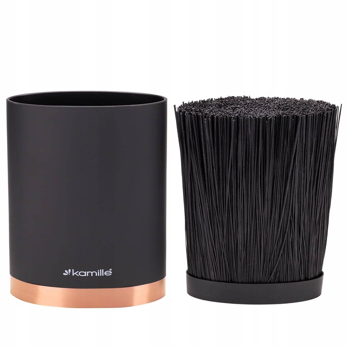 Suport pentru cutite, stil bloc, elegant, cu insertie detasabila, 22 cm - imagine 4