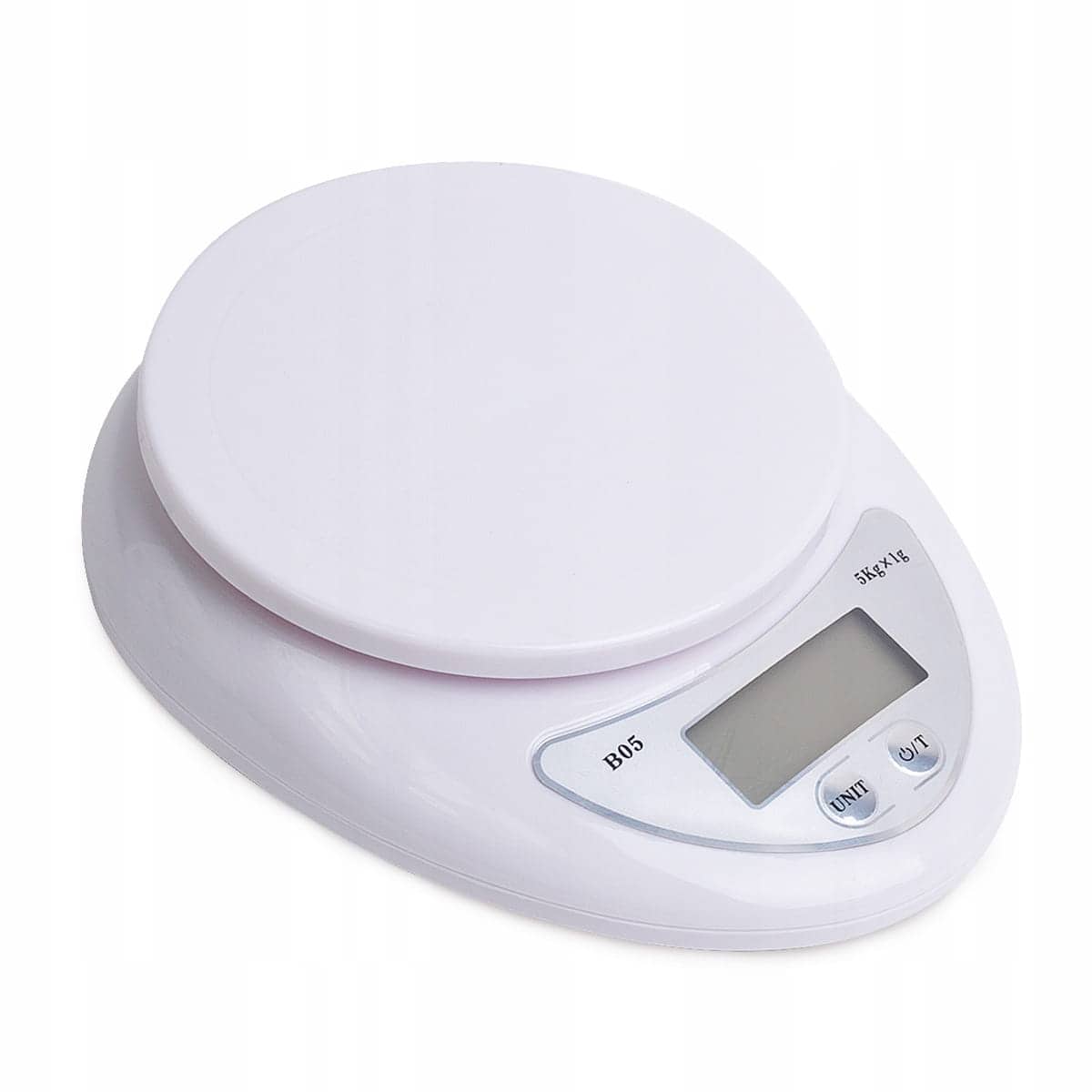 Cantar de bucatarie Electronic, LCD, 5 kg, Alb - imagine 4