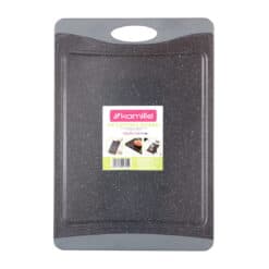 Tocator de bucatarie, antiderapant, 43x29.7x0.9 cm, gri inchis