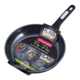 Tigaie, aluminiu forjat, non-stick ILAG, 28x5.5cm, negru