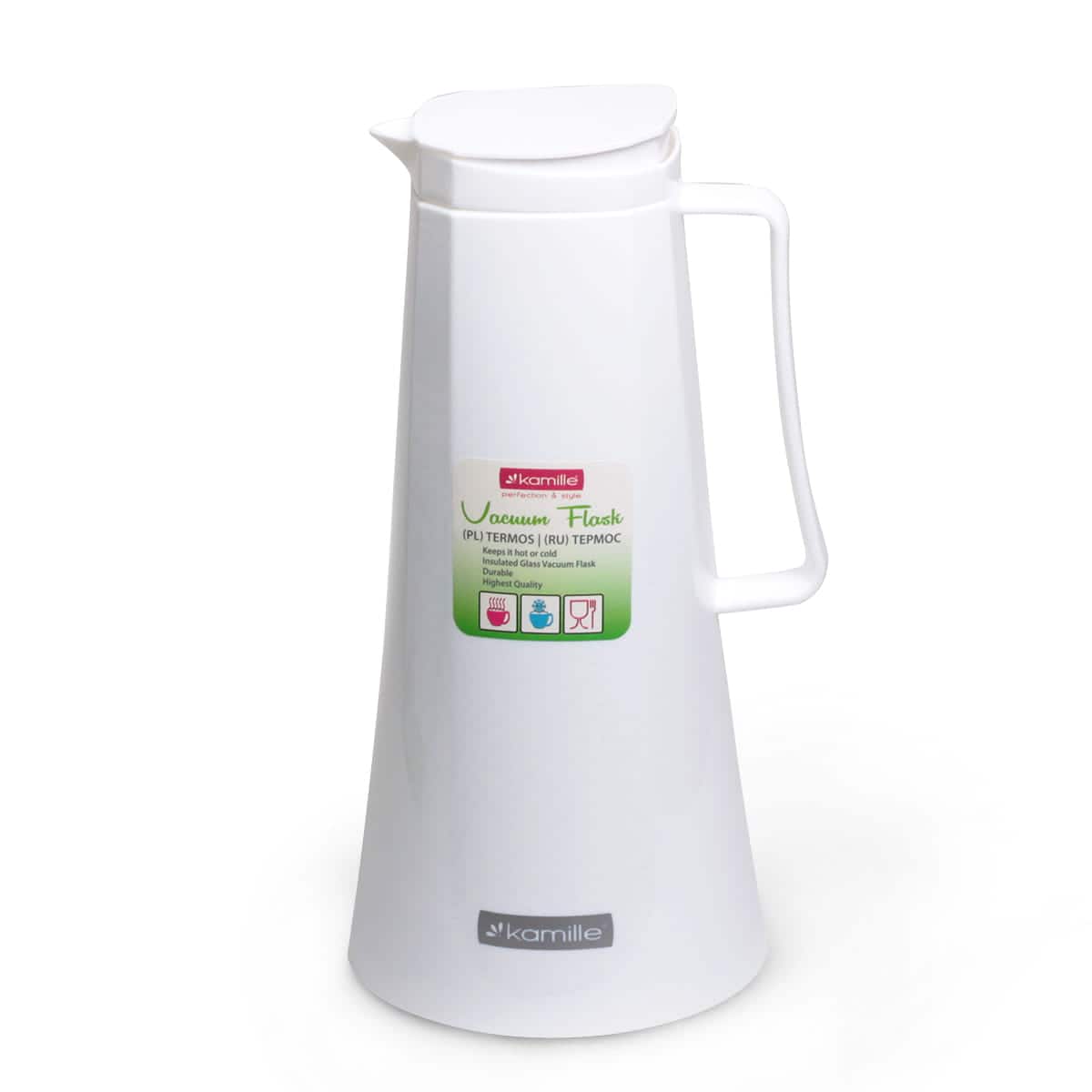 Termos conferinta 1.0 L, sticla, design modern, culori variate - imagine 2