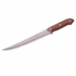 Cutit de bucatarie pentru carne, inox, maner din lemn, 20.5 cm