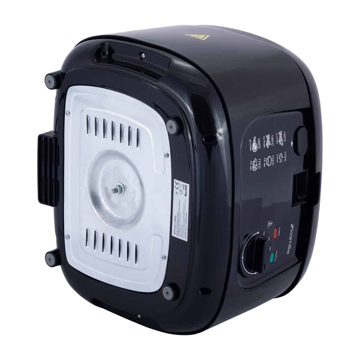 Friteuza clasica, 2.5 L, 1800 W, inox, negru - imagine 5