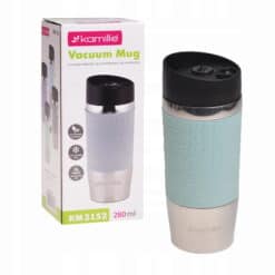 Cana termos, 280 ml, izolatie termica, antiderapanta, culori variate