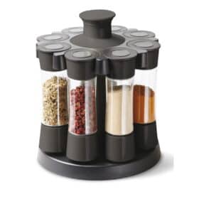 Suport rotativ pentru condimente, 8 recipiente